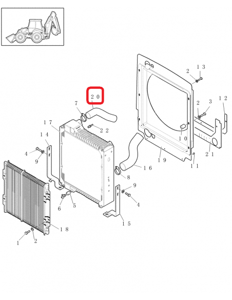 Furtun Radiator 45x289.50 mm 87413237