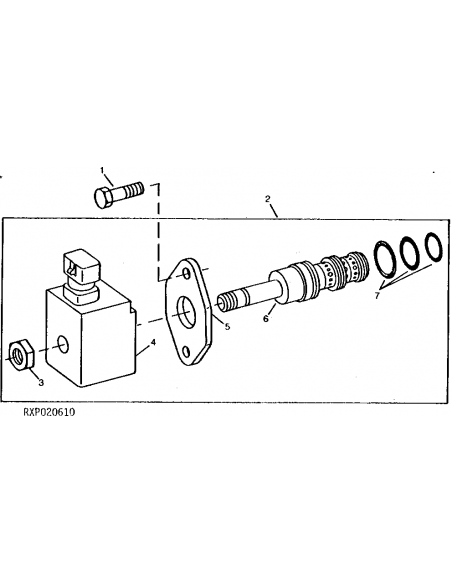 Valva Solenoid John Deere RE159087, RE190712, RE211158, RE54872, Waterman 712723 12VDC