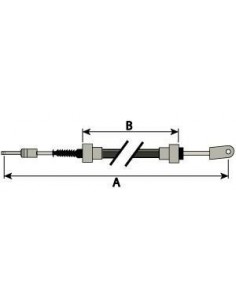 Cablu Ambreiaj 1480 mm 3670604M93, 3670604M95, 3670604M96, 4206156M91, 4206456M91 2
