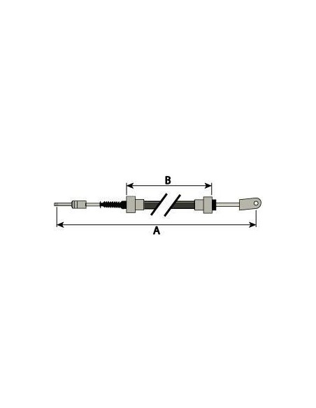 Clutch Cable 1480 mm McCormick, Landini, Massey Ferguson 3670604M93, 3670604M95, 3670604M96, 4206156M91, 4206456M91 Clutch Cable 1480 mm McCormick, Landini, Massey Ferguson 3670604M93, 3670604M95, 3670604M96, 4206156M91, 4206456M91