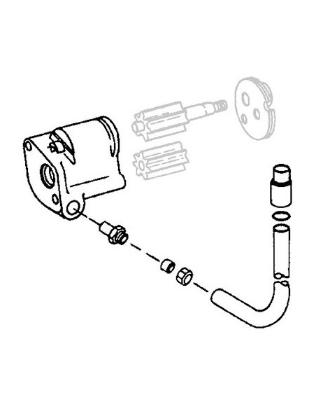 Engine Oil Pump John Deere AR79463, AR79464, AR79465, RE51497, RE50363