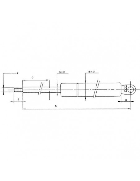 Gas Operated Cylinder John Deere AL115780, AL150755, AL209275, AL222225, AL78345, L115780, RE151217, RE152042, RE50227, SJ10177, Gas Operated Cylinder John Deere AL115780, AL150755, AL209275, AL222225, AL78345, L115780, RE151217, RE152042, RE50227, SJ10177,