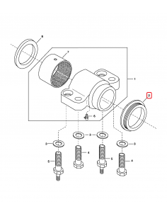Simering (W/MFWD) John Deere R116353 2