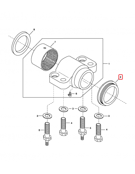Simering (W/MFWD) John Deere R116353
