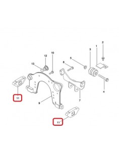 Engine Support New Holland 251991A1 2