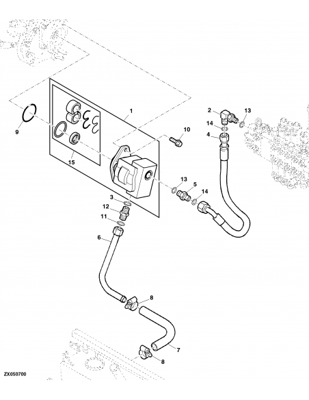 Hydraulic Pump 45 Cm3 AZ54257, 7059111012, PGP625A0450CD1H3VT4B1B1H8, PGP625A0450CD1H3VH9B1B1H8, 8682-902-OFF, 8682902OFF