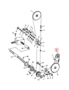 Sprocket Z-18  John Deere CC106768, DC33374 2