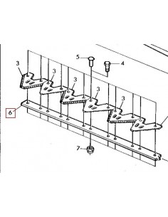 Knifeback, Cutterbar John Deere Z47473