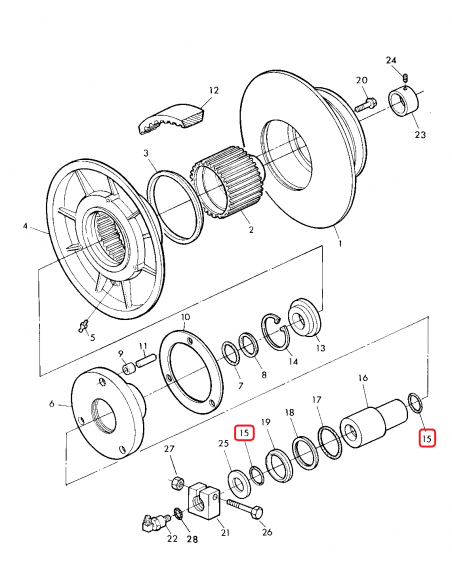 O-Ring Variator Toba John Deere Z64622, Z42027