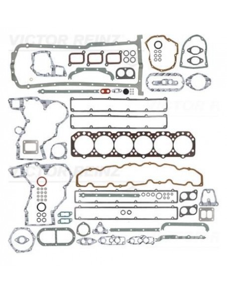 Full Gasket SET 6 Cyl. John Deere RE35647, RE42151, RE524624, RE524640, RE64206, RG27878, RG27881