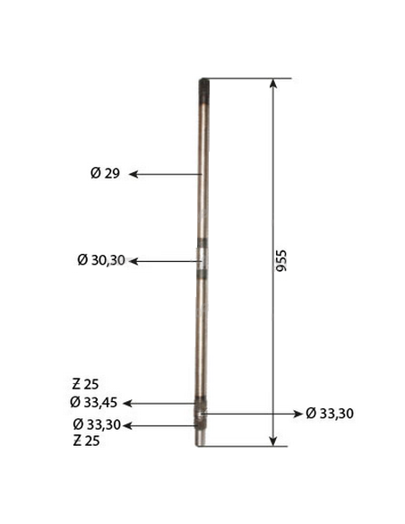 Ax Priza Putere 953 mm Ford New Holland 83913807, D8NN7A684AB, 87767015, 87554791 Ax Priza Putere 953 mm Ford New Holland 83913807, D8NN7A684AB, 87767015, 87554791