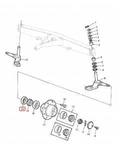 Simering 70x100x10 mm AS John Deere AZ46190 2