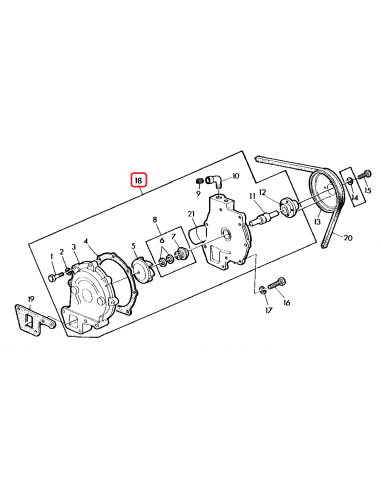 Pompa de Apa John Deere AR63573, R54955, RE17528, TY6741, SE500918, R54955