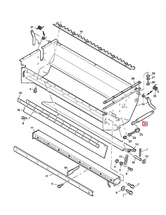 Gas Operated Cylinder 350 mm 1250N  John Deere AZ101723, AZ46931, 9627WV