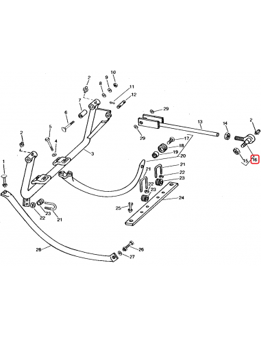 Ball Joint 90 mm John Deere AE29748, 6236