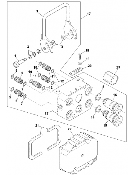 John Deere AH201333, AH225670, AXE21789, 0003-110, 16UV