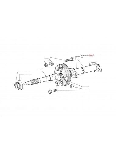 Cardan Transmisie 677 mm Fiat 595529