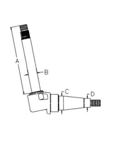 Fuzeta Roata Case IH 1315374C1, 1315374C2