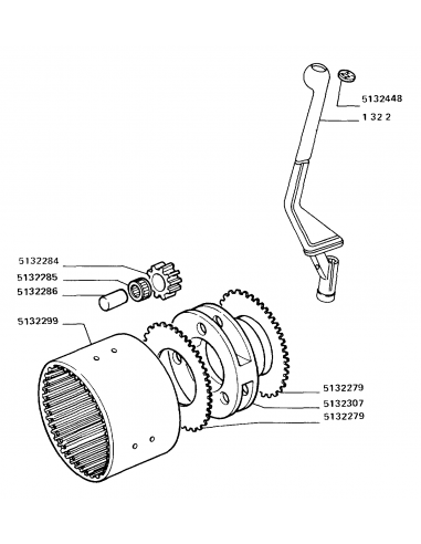 Pinion Z-20 Fiat 5132284, 710111560