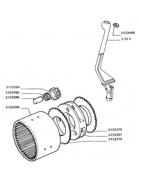 Pinion Z-20 Fiat 5132284, 710111560