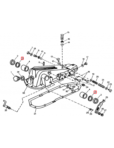 O-Ring, Rockshaft Housing 58x6.5 mm John Deere T26904