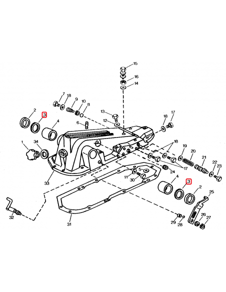 O-Ring, Rockshaft Housing 58x6.5 mm John Deere T26904