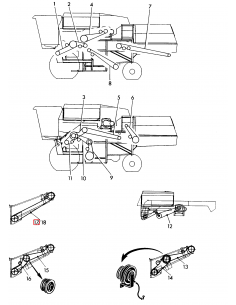 Curea Dubla 4727 mm John Deere Z62551, Z60930