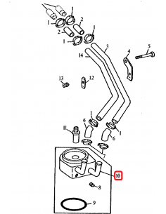 Racitor Ulei Motor, Termoflot John Deere AR64415, AR98852, RE14448, RE31929 2