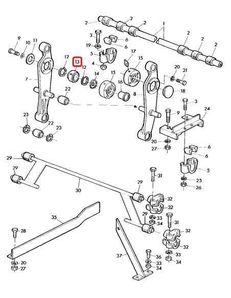Rulment 30x47x18/22 mm John Deere Z41096, CQ29199, LA9169, Claas 000705057, 0007050570, 0007050572, 705057, 705057.0, 705057.2